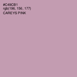 #C49CB1 - Careys Pink Color Image