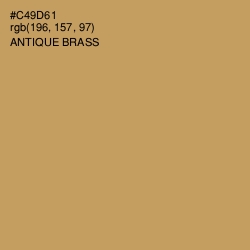 #C49D61 - Antique Brass Color Image