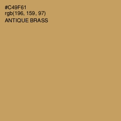 #C49F61 - Antique Brass Color Image