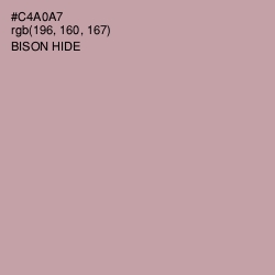 #C4A0A7 - Bison Hide Color Image