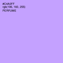#C4A0FF - Perfume Color Image