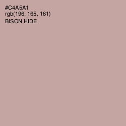 #C4A5A1 - Bison Hide Color Image