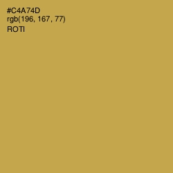 #C4A74D - Roti Color Image