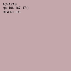 #C4A7AB - Bison Hide Color Image