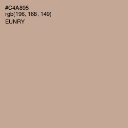 #C4A895 - Eunry Color Image