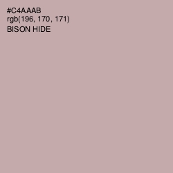 #C4AAAB - Bison Hide Color Image