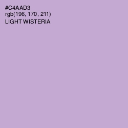 #C4AAD3 - Light Wisteria Color Image