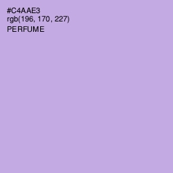 #C4AAE3 - Perfume Color Image