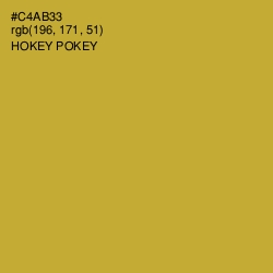 #C4AB33 - Hokey Pokey Color Image