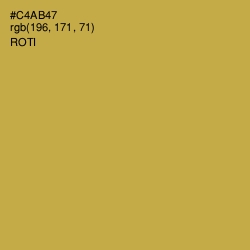 #C4AB47 - Roti Color Image