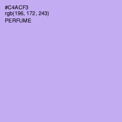 #C4ACF3 - Perfume Color Image