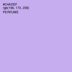 #C4ADEF - Perfume Color Image