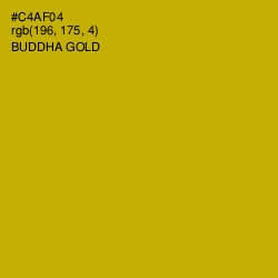 #C4AF04 - Buddha Gold Color Image