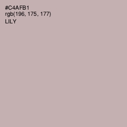 #C4AFB1 - Lily Color Image