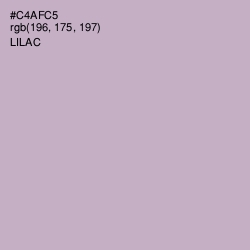 #C4AFC5 - Lilac Color Image