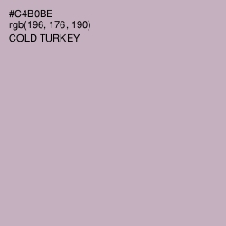 #C4B0BE - Cold Turkey Color Image