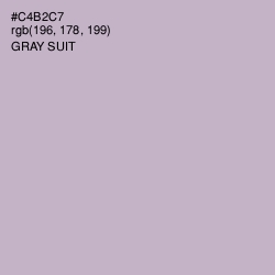 #C4B2C7 - Gray Suit Color Image