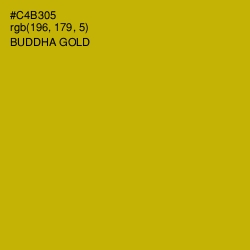 #C4B305 - Buddha Gold Color Image