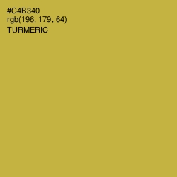 #C4B340 - Turmeric Color Image