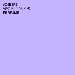 #C4B3FE - Perfume Color Image