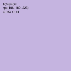 #C4B4DF - Gray Suit Color Image