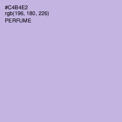 #C4B4E2 - Perfume Color Image