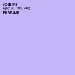 #C4B4F8 - Perfume Color Image