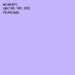 #C4B4FC - Perfume Color Image