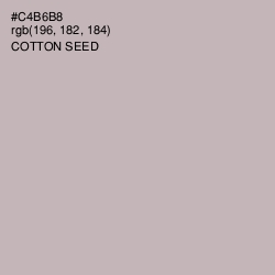 #C4B6B8 - Cotton Seed Color Image