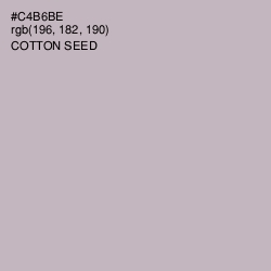 #C4B6BE - Cotton Seed Color Image