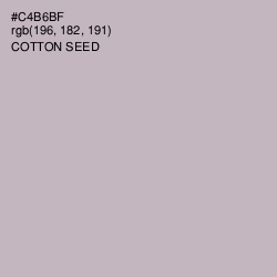 #C4B6BF - Cotton Seed Color Image