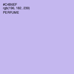 #C4B6EF - Perfume Color Image