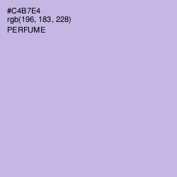 #C4B7E4 - Perfume Color Image