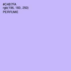 #C4B7FA - Perfume Color Image