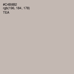 #C4B8B2 - Tea Color Image