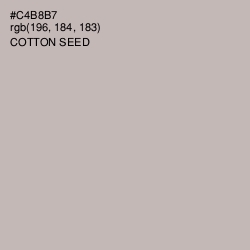 #C4B8B7 - Cotton Seed Color Image