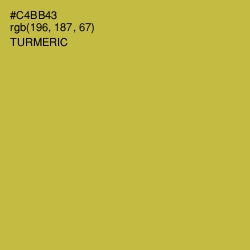 #C4BB43 - Turmeric Color Image