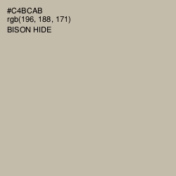 #C4BCAB - Bison Hide Color Image