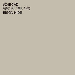 #C4BCAD - Bison Hide Color Image