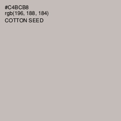 #C4BCB8 - Cotton Seed Color Image