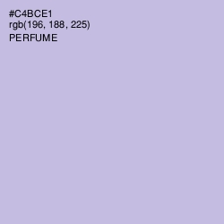 #C4BCE1 - Perfume Color Image