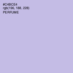 #C4BCE4 - Perfume Color Image