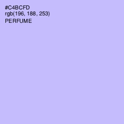 #C4BCFD - Perfume Color Image