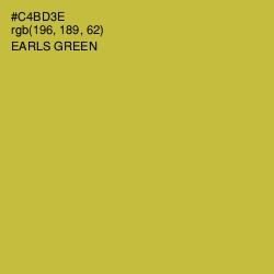 #C4BD3E - Earls Green Color Image