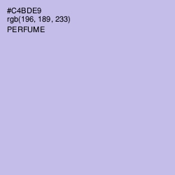 #C4BDE9 - Perfume Color Image