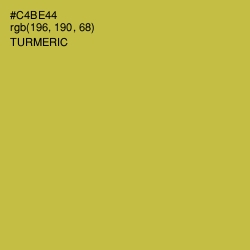 #C4BE44 - Turmeric Color Image
