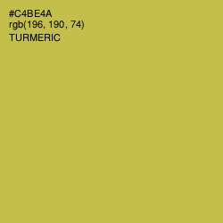 #C4BE4A - Turmeric Color Image