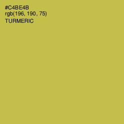#C4BE4B - Turmeric Color Image