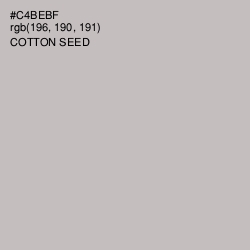 #C4BEBF - Cotton Seed Color Image