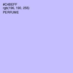 #C4BEFF - Perfume Color Image